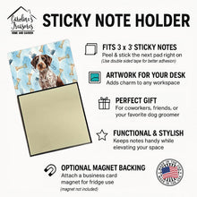 Load image into Gallery viewer, Roan German Wirehaired Pointer Coworker Watercolor Sticky Note Holder