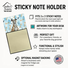Load image into Gallery viewer, Brindle Greyhound Coworker Watercolor Sticky Note Holder