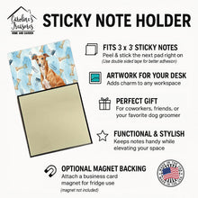 Load image into Gallery viewer, Red Greyhound Coworker Watercolor Sticky Note Holder