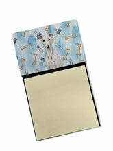 Load image into Gallery viewer, White Greyhound Coworker Watercolor Sticky Note Holder