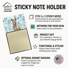 Load image into Gallery viewer, Brindle Irish Wolfhound Coworker Watercolor Sticky Note Holder