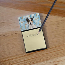 Load image into Gallery viewer, White and Black Jack Russell Terrier Coworker Watercolor Sticky Note Holder