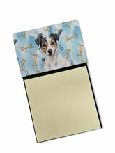 Load image into Gallery viewer, White and Black Jack Russell Terrier Coworker Watercolor Sticky Note Holder