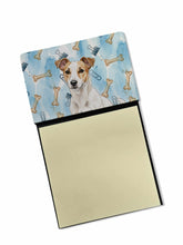 Load image into Gallery viewer, White and Tan Jack Russell Terrier Coworker Watercolor Sticky Note Holder