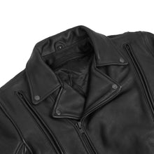 Load image into Gallery viewer, Dark Nova Leather Motorcycle Jacket
