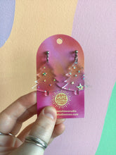 Load image into Gallery viewer, Clear Confetti Holiday Trees