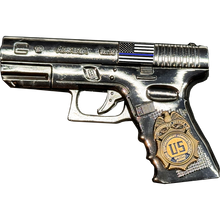 Load image into Gallery viewer, EL15-001 DEA Special Agent Drug Enforcement Agency DOJ gl0ck Thin Blue Line Challenge Coin Police