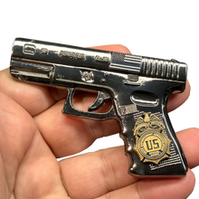 Load image into Gallery viewer, EL15-001 DEA Special Agent Drug Enforcement Agency DOJ gl0ck Thin Blue Line Challenge Coin Police