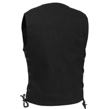 Load image into Gallery viewer, Women's 6 Pocket Denim Utility Vest - Black