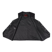 Load image into Gallery viewer, Women's 6 Pocket Denim Utility Vest - Black