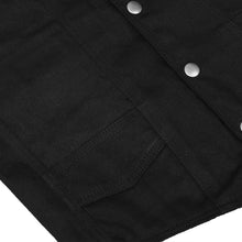 Load image into Gallery viewer, Women's 6 Pocket Denim Utility Vest - Black