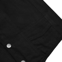 Load image into Gallery viewer, Women's 6 Pocket Denim Utility Vest - Black