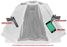 Load image into Gallery viewer, Men's Full Cut Denim Jacket – Leather Trim &amp; Hidden Pockets