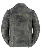 Load image into Gallery viewer, Shen Antique Brown Women's Leather Motorcycle Jacket