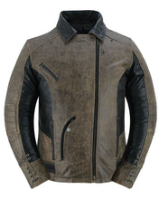 Load image into Gallery viewer, Fusion Flow Women's  Leather Motorcycle Jacket