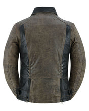 Load image into Gallery viewer, Fusion Flow Women's  Leather Motorcycle Jacket