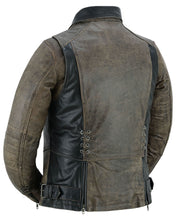 Load image into Gallery viewer, Fusion Flow Women's  Leather Motorcycle Jacket