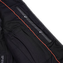 Load image into Gallery viewer, Men's Black Leather SWAT Style Motorcycle Vest