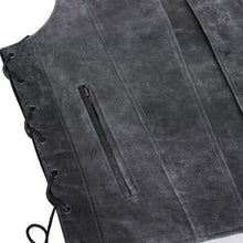 Load image into Gallery viewer, Men's Gray Single Back Panel Smart Access Pockets Vest