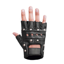 Load image into Gallery viewer, Road Rebel Fingerless Motorcycle Gloves