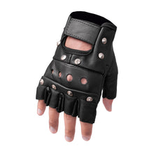 Load image into Gallery viewer, Road Rebel Fingerless Motorcycle Gloves