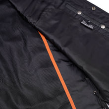 Load image into Gallery viewer, Men's Black Leather Vest with Side Laces and Smart Access Pockets