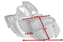 Load image into Gallery viewer, Two Strap Saddle Bag w/ Studs