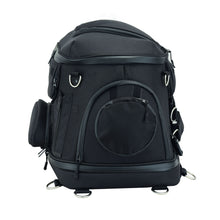 Load image into Gallery viewer, Renegade Classics Black Heavy Duty Textile Motorcycle Pet Carrier Si