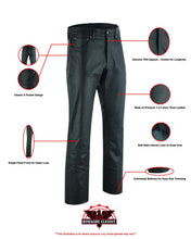 Load image into Gallery viewer, Women's Classic 5 Pocket Black Casual Motorcycle Leather Pants