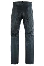 Load image into Gallery viewer, Women's Classic 5 Pocket Black Casual Motorcycle Leather Pants