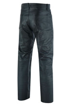 Load image into Gallery viewer, Women's Classic 5 Pocket Black Casual Motorcycle Leather Pants