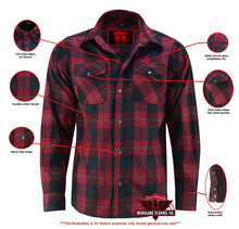 Load image into Gallery viewer, Flannel Shirt - Red and Black