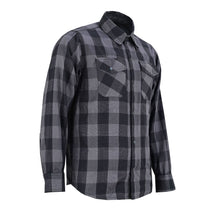 Load image into Gallery viewer, Flannel Shirt - Gray and Black
