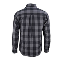 Load image into Gallery viewer, Flannel Shirt - Gray and Black
