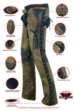 Load image into Gallery viewer, Women's Stylish Lightweight Hip Set Chaps- Two Tone