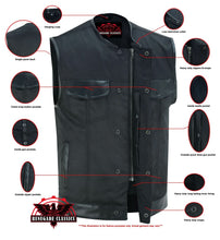 Load image into Gallery viewer, Concealed Snap Closure, Textile Material, W/O Collar &amp; Hidden Z