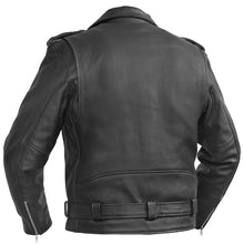 Load image into Gallery viewer, Men's Premium Classic Plain Side Police Style Jacket - Black