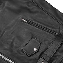 Load image into Gallery viewer, Men's Premium Classic Plain Side Police Style Jacket - Black