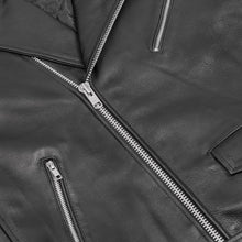 Load image into Gallery viewer, Freedom Rider Black Men's Leather Jacket – Eagle Embossed