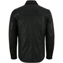 Load image into Gallery viewer, Men's Premium Lightweight Black Leather Shirt