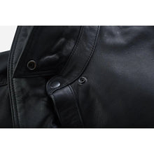 Load image into Gallery viewer, Men's Premium Lightweight Black Leather Shirt