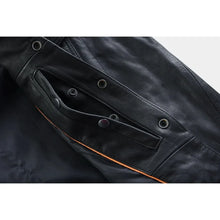 Load image into Gallery viewer, Men's Premium Lightweight Black Leather Shirt