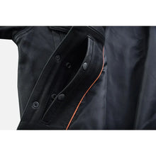Load image into Gallery viewer, Men's Premium Lightweight Black Leather Shirt
