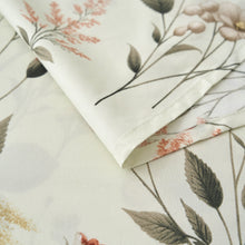Load image into Gallery viewer, DaDalogy Enchanted Meadow Bed in a bag Set - Victoria Garden Delicate Floral Symphony in Beige, Rose, and Soft Green, Luxuriously Soft Quilted Set
