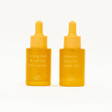 Load image into Gallery viewer, hair &amp; scalp serum • calm &amp; cleanse • 1 oz