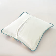 Load image into Gallery viewer, Tache Cotton Floral Jacobean Blue White Old World Garden Cushion Covers 2-Pieces (JHW-936)