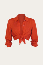 Load image into Gallery viewer, Papaya Orange Button Up
