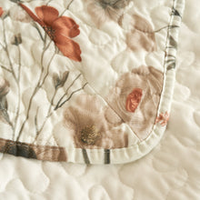 Load image into Gallery viewer, DaDalogy Enchanted Meadow Bed in a bag Set - Victoria Garden Delicate Floral Symphony in Beige, Rose, and Soft Green, Luxuriously Soft Quilted Set