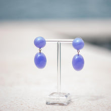 Load image into Gallery viewer, Lavender Aura Glow Jelly Bean Earrings