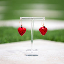 Load image into Gallery viewer, Strawberry Patch Drop Earrings